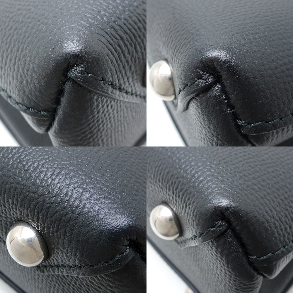 BURBERRY Small Banner 2Way Bag Leather Black - Picture 6 of 10
